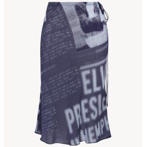 REALISATION ELVIS COLLECTION midi skirt